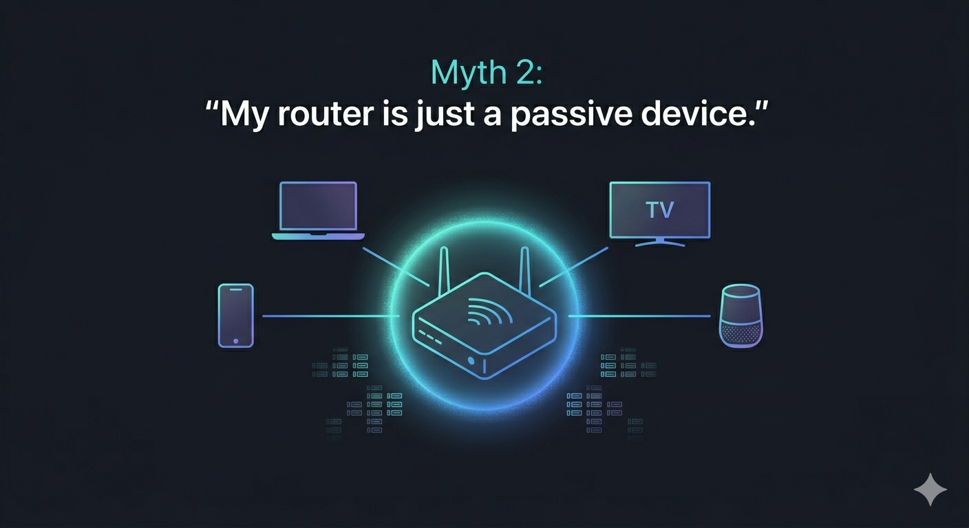 Myth 2 - My router is just a passive device